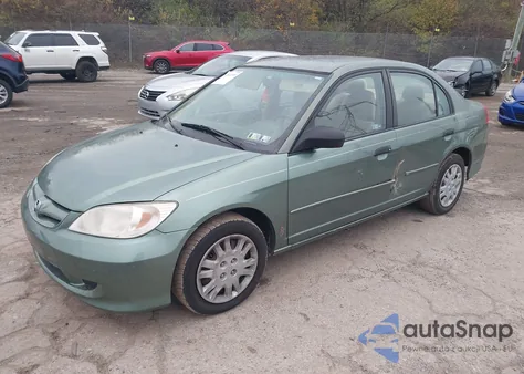 2004 Honda Civic Lx z USA, uszkodzony, nr VIN 2HGES16534H514307